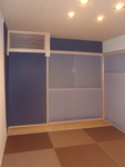 和室には琉球畳を使用して、モダンな印象に仕上げました。